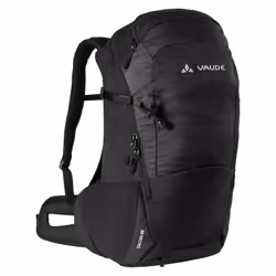 VAUDE Tacora 22, Structure interne, Haut, Trekking, Randonnée, Noir, Femelle, Polyamide, Polyester, Polyuréthane