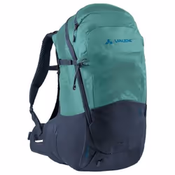 VAUDE Women's Tacora 26+3, Devant, Randonnée, Vert, nickel green, Femelle, Polyamide, Polyester, Polyuréthane