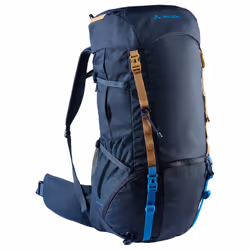 VAUDE Hidalgo 42+8, Structure interne, Haut, Trekking, Randonnée, Un long voyage, Bleu, Unisexe, Polyester, Polyuréthane