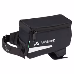 VAUDE Carbo Bag II, Cadre, Sacoche pour bicyclette, Polyester, Polyuréthane, Noir, 0,7 L, 140 mm