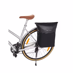 VAUDE CityShop Arrière Sacoche pour bicyclette 24 L Tissu, Polyamide, Polyester, Polyuréthane Noir
