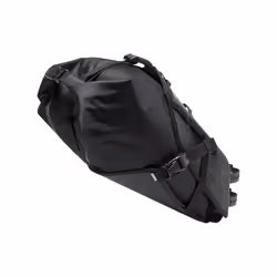 VAUDE Trailsaddle II, Selle, Sacoche pour bicyclette, Nylon, Polyamide, Polyester, Polyéthylène, Noir, Gris, 10 L, 450 mm