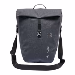 VAUDE ReCycle Pro Single, Arrière, Sacoche pour bicyclette, Tissu, Polyamide, Polyester, Polyuréthane, Noir, Gris, 22 L, 12 k ...