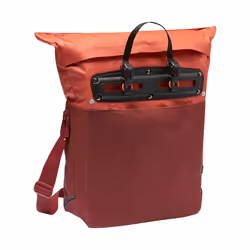 VAUDE CityShop Arrière Sacoche pour bicyclette 24 L Tissu, Polyamide, Polyester, Polyuréthane Rouge, Rose