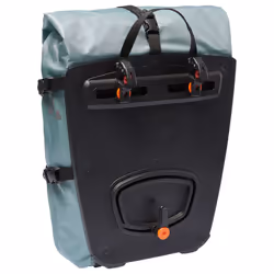 VAUDE Trailcargo Arrière Sacoche pour bicyclette 21 L Nylon, Polyamide, Polyester, Polyuréthane Noir, Bleu