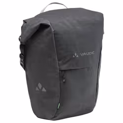 VAUDE Road Master Roll-It Luminum, Arrière, Sacoche pour bicyclette, Polyester, Polyuréthane, Noir, 22 L, 12 kg