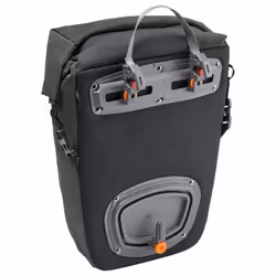 VAUDE Road Master Roll-It Luminum Arrière Sacoche pour bicyclette 22 L Polyester, Polyuréthane Noir