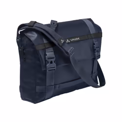 VAUDE Mineo Messenger 22, Unisexe, Sac postier, Fermeture de boucle, Fermeture à glissière, Poche arrière, Marine, Monochroma ...
