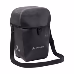 VAUDE Aqua Commute Single, Arrière, Sacoche pour bicyclette, Polyuréthane thermoplastique (TPU), Polyéthylène, Noir, 24 L, 12 ...