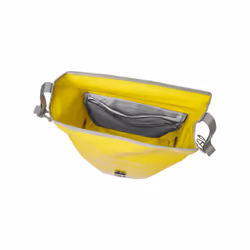 VAUDE Aqua Back Luminum Single II Arrière Sacoche pour bicyclette 24 L Polyester, Polyuréthane thermoplastique (TPU) Gris, Jaune