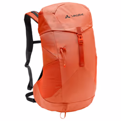 VAUDE Jura 18, Structure interne, Devant, Randonnée, Rouge, Unisexe, Polyamide, Polyester, Polyuréthane