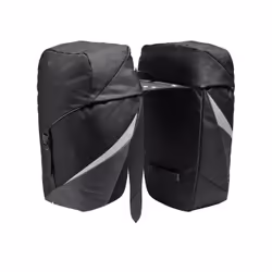 VAUDE TwinRoadster, Cadre, Sacoche pour bicyclette, Polyamide, Polyester, Polyuréthane, Noir, Gris, 52 L, 480 mm
