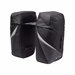 VAUDE TwinRoadster Cadre Sacoche pour bicyclette 52 L Polyamide, Polyester, Polyuréthane Noir, Gris