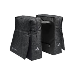 VAUDE TwinZipper Cadre Sacoche pour bicyclette 48 L Polyester, Polyuréthane Noir