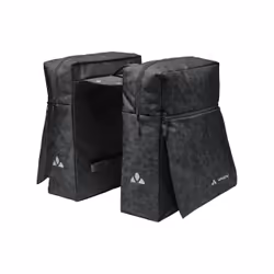VAUDE TwinZipper Cadre Sacoche pour bicyclette 48 L Polyester, Polyuréthane Noir