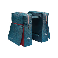 VAUDE TwinZipper Cadre Sacoche pour bicyclette 48 L Polyester, Polyuréthane Bleu