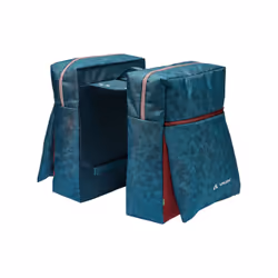 VAUDE TwinZipper Cadre Sacoche pour bicyclette 48 L Polyester, Polyuréthane Bleu