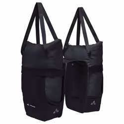VAUDE TwinShopper, Arrière, Sacoche pour bicyclette, Polyester, Noir, 320 mm, 420 mm