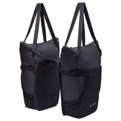 VAUDE TwinShopper Arrière Sacoche pour bicyclette Polyester Noir