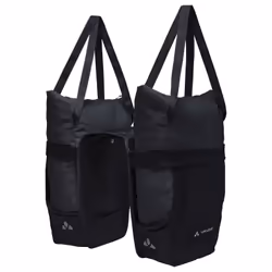 VAUDE TwinShopper Arrière Sacoche pour bicyclette Polyester Noir