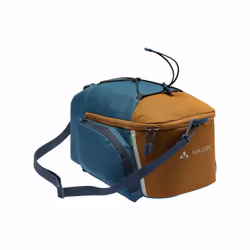 VAUDE 451253040000, Arrière, Sacoche pour bicyclette, Polyester, Polyuréthane, Bleu, Orange, 11 L, 220 mm