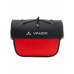 VAUDE Aqua Box Devant Sacoche pour bicyclette 6 L Polyester Noir, Rouge