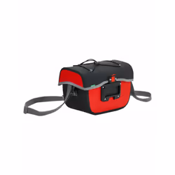 VAUDE Aqua Box Devant Sacoche pour bicyclette 6 L Polyester Noir, Rouge
