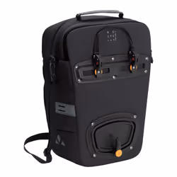 VAUDE eBack Single Arrière Sacoche pour bicyclette 23 L Polyester, Polyuréthane Noir