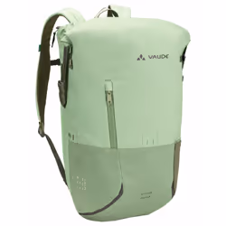 VAUDE CityGo Bike 23, Arrière, Bicycle backpack, Polyester, Noir, Vert, 23 L, 33,8 cm (13.3")