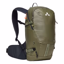VAUDE Monviso 20, Structure interne, Haut, Ski de loisir, Kaki, Adulte, Unisexe