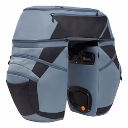 VAUDE Karakorum Pro Arrière Sacoche pour bicyclette 65 L Polyester, Polyuréthane, Polyéthylène téréphtalate recyclé (rPET) Noir, Bleu