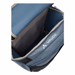 VAUDE Karakorum Pro Arrière Sacoche pour bicyclette 65 L Polyester, Polyuréthane, Polyéthylène téréphtalate recyclé (rPET) Noir, Bleu