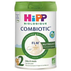 HiPP Combiotic 2 Lait de Suite Formule Épaissie dès 6 Mois Bio 800 g