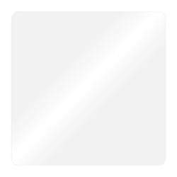Villeroy&boch - Cache bonde d'écoulement villeroy et boch Planeo Pure White 128 x 128 x 6 mm