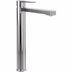 Avantages du mitigeur lavabo surélevé Collection Architectura : un design plaisant avec des coutours rectilignes sobres et de ...