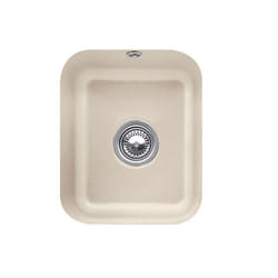 Evier 1 bac  Cisterna 45 Almond CeramicPlus avec vidage automatique