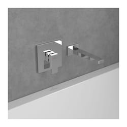 Villeroy&boch - Villeroy und Boch Architectura Square kit d&39installation finale TVS12500200061 raccord encastré, montage mural, chromé