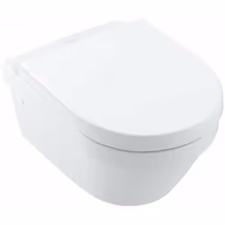 Le Combi-Pack comprend cuvette suspendue avec conception sans bride DirectFlush AquaReduct technologie de rinçage volume de c ...