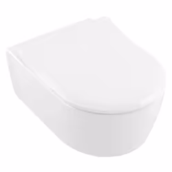 Description générale La cuvette suspendue sans bride AVENTO de la marque Villeroy & Boch allie design moderne et fonctionnali ...