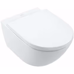 WC suspendu à fond creux couleur : blanc alpin avec traitement de surface CeramicPlus matériau : céramique sanitaire dimensio ...