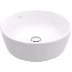 Vasque ovale à poser matériau : céramique sanitaire couleur : blanc alpin dimensions : diamètre 450 mm, hauteur 155 mm sans t ...