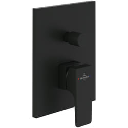 Villeroy&boch - Mitigeur mécanique encastré avec inverseur villeroy et boch Architectura Square Noir mat