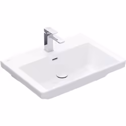 Villeroy & Boch Subway 3.0 1x cabinet de toilette largeur 650 x profondeur 470 mm TitanCeram Rectangle Installation Montage m ...