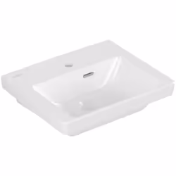 Villeroy & Boch Subway 3.0 1x lavabo largeur 450 x profondeur 370 mm Céramique sanitaire Ronde Installation 1 trou pour robin ...