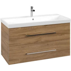 Villeroy&boch - Avento - Meuble sous lavabo 98x51x45 cm, deux tiroirs, Oak Kansas A89200RH