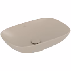 Avantages de la vasque rectangle à poser VILLEROY ET BOCH Loop & Friends non meulé Durable et hygiénique grâce à un émail mul ...