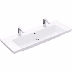 Villeroy & Boch Subway 3.0 1x cabinet de toilette largeur 1300 x profondeur 470 mm Céramique sanitaire Quart de cercle Montag ...
