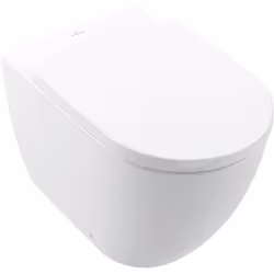 Villeroy & Boch Subway 3.0 1x WC lavable sans rebord affleurant sortie horizontale 1x kit de fixation pour fixation cachée es ...
