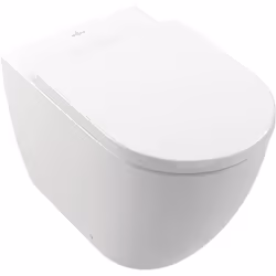 Villeroy & Boch Subway 3.0 1x WC lavable sans rebord affleurant sortie horizontale 1x kit de fixation pour fixation cachée es ...