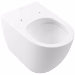Villeroy & Boch Subway 3.0 1x WC lavable sans rebord affleurant sortie horizontale 1x kit de fixation pour fixation cachée es ...